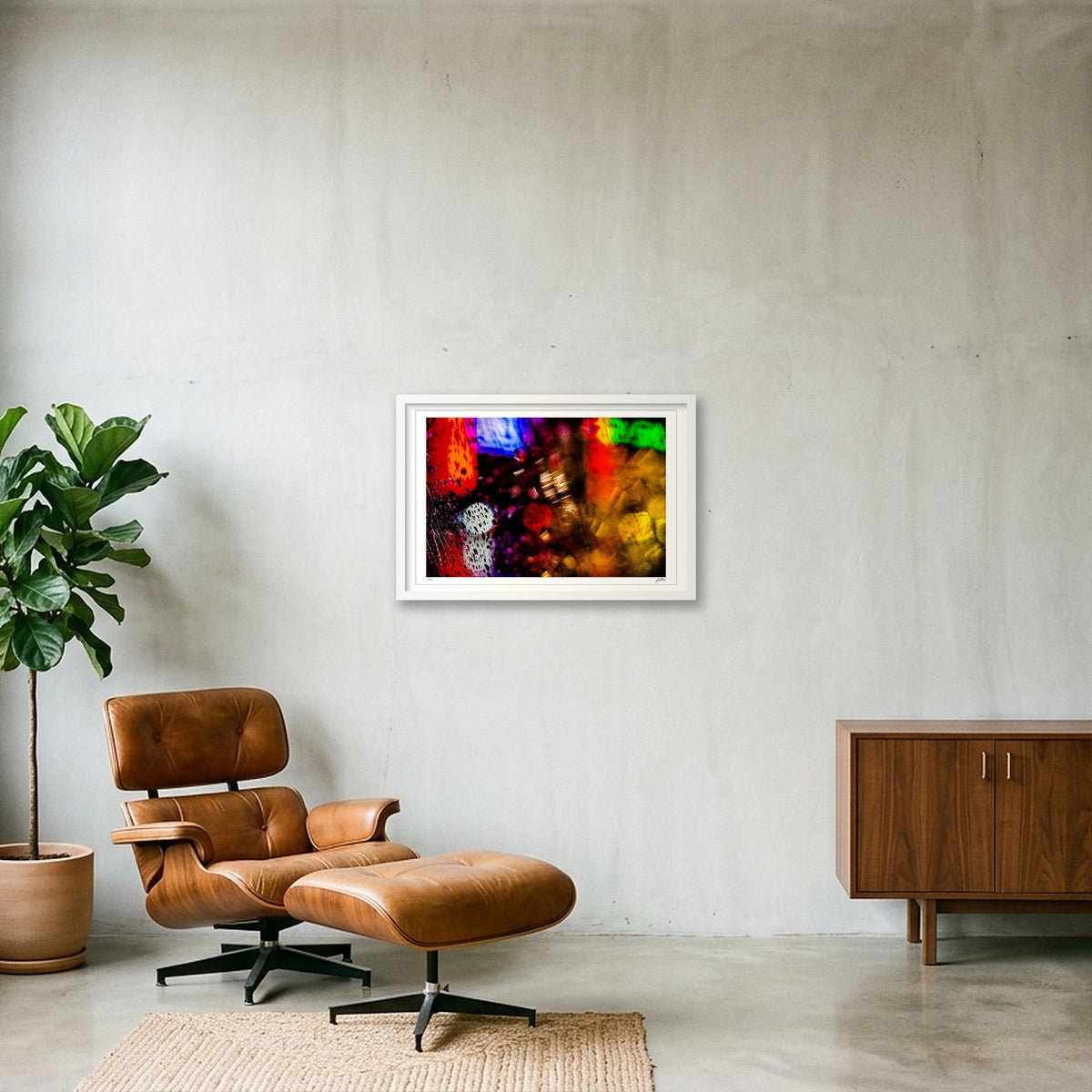 Pioggia — 60×40cm, 24×16" White Frame
