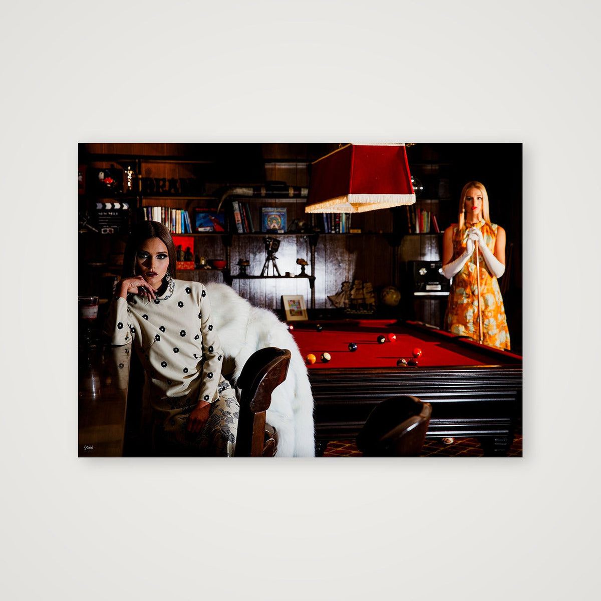 Red table — A4 (30×21cm, 12×8") Print only