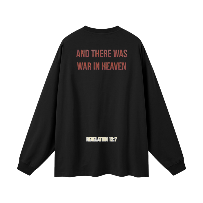 Long Sleeve Tee 305 GSM. Revelation 12:7