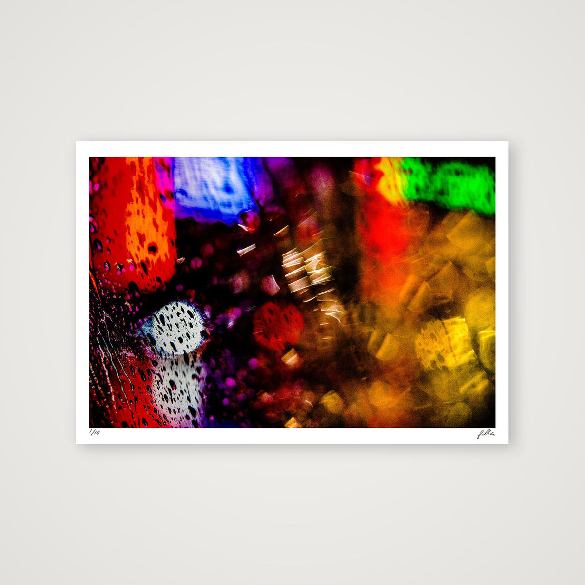 Pioggia — 100×70cm, 39×28" Print only