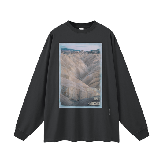 Long Sleeve Tee 305 GSM. Desert