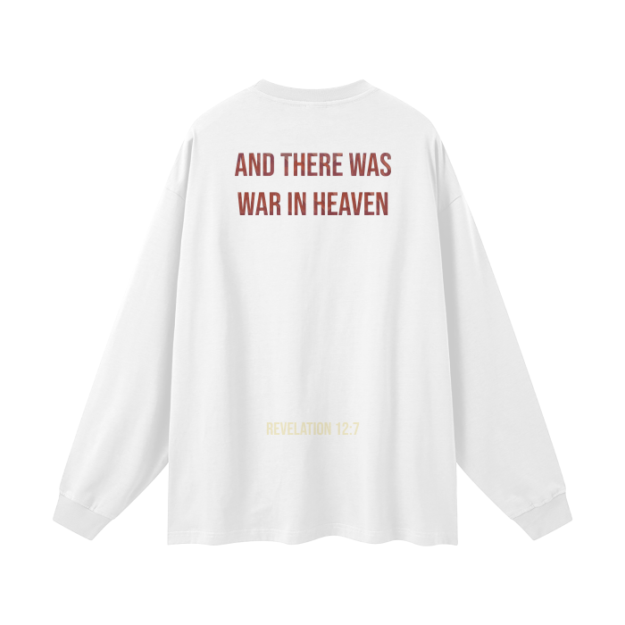 Long Sleeve Tee 305 GSM. Revelation 12:7